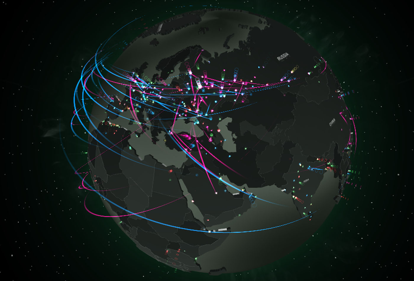 Global network representing MEM TECH Group partnerships